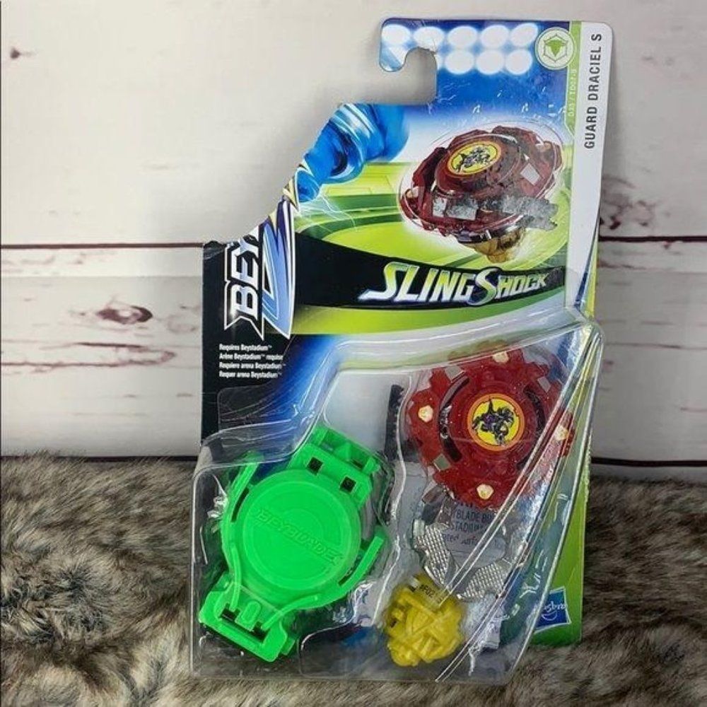 Beyblade Burst‎ Rise Slingshock Guard Draciel S Starter Pack -- Battling Top Toy